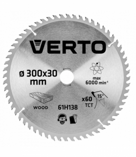 Tarcza do pilarki, widiowa, 300 x 30 mm, 60 zębów GTX VERTO 61H138