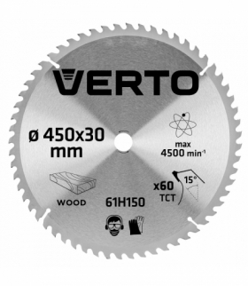 Tarcza do pilarki, widiowa, 450 x 30 mm, 60 zębów GTX VERTO 61H150