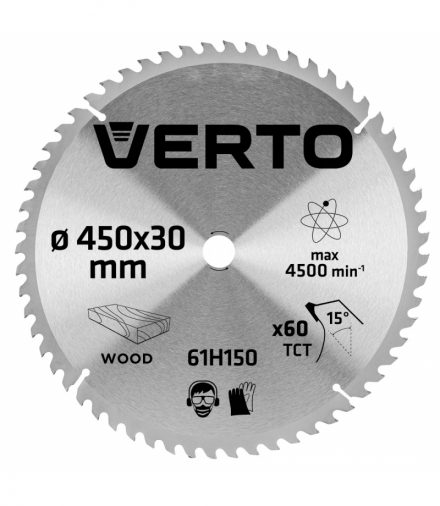 Tarcza do pilarki, widiowa, 450 x 30 mm, 60 zębów GTX VERTO 61H150