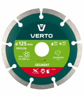 Tarcza diamentowa 125 x 22.2 mm, segmentowa GTX VERTO 61H2S5