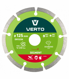 Tarcza diamentowa 125 x 22.2 mm, segmentowa GTX VERTO 61H3S5
