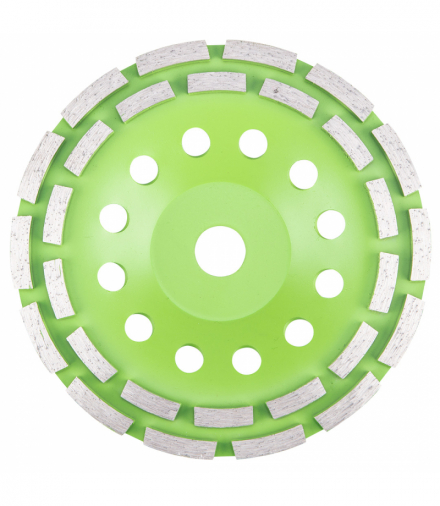 Tarcza diamentowa szlifierska 180 x 22.2 x 5 mm, podwójny segment GTX VERTO 61H438