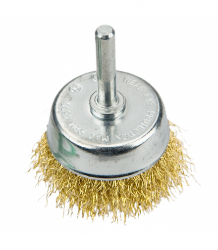 Szczotka druciana doczołowa z trzpieniem 75 mm GTX VERTO 62H331