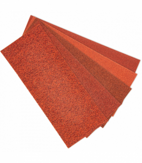 Papier ścierny 93 x 230 mm, K60, K80, K100x2, 120, 180, zestaw 6 szt. GTX VERTO 63H654
