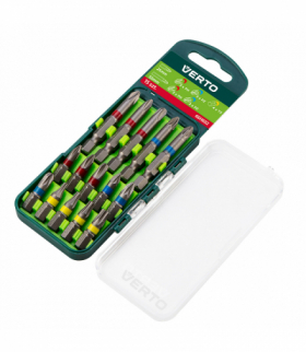 Zestaw bitów 15 szt., 25 mm - 3 x PH, 3 x PZ, 4 x TX + 50 mm - 3 x PH, 2 x PZ GTX VERTO 66H602