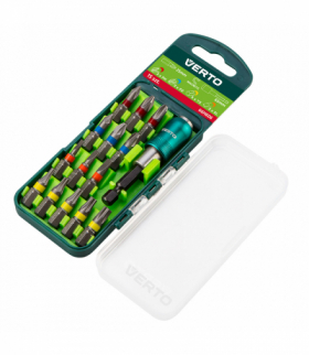 Zestaw bitów 15 szt., 25 mm - 3 x PH, 3 x PZ, 3 x SL, 5 x TX + uchwyt magnetyczny GTX VERTO 66H606