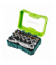 Zestaw bitów i nasadek 24 szt., 25 mm - 2 x PH, 2 x PZ, 2 x SL, 4 x HEX, 5 x TX, nasadki 6 szt. GTX VERTO 66H624