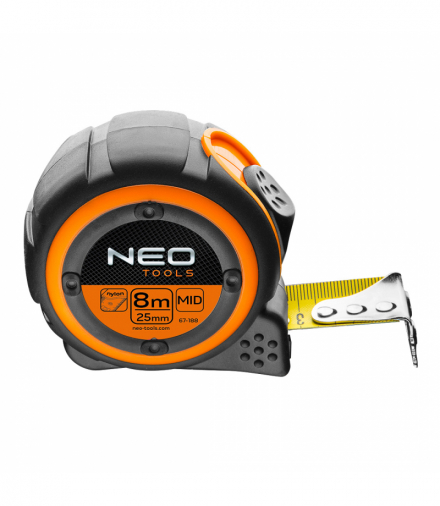 Miara zwijana stalowa 8 m x 25 mm, magnes GTX NEO Tools 67-188