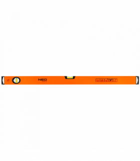 Poziomnica aluminiowa, 2 libelle, frezowana dolna powierzchnia, 80 cm GTX NEO Tools 71-083