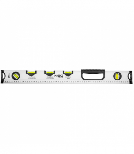 Poziomnica specjalna 60 cm, 5 libelli, różne kąty GTX NEO Tools 71-122