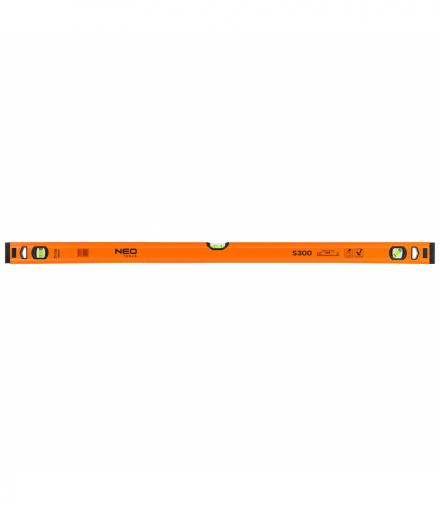 Poziomnica aluminiowa S 300, 3 libelle, 100 cm GTX NEO Tools 71-134