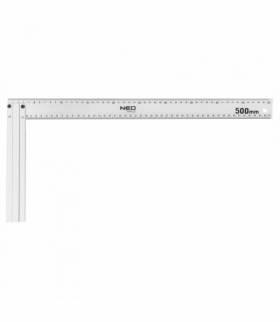 Kątownik budowlany aluminiowy 500 x 235 mm GTX NEO Tools 72-147