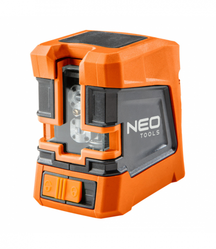 Laser krzyżowy 15 m, z etui i uchwytem magnetycznym GTX NEO Tools 75-101