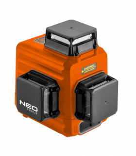 Laser 3D, czerwony, walizka, tarcza celownicza, magnetyczny uchwyt, ładowarka GTX NEO Tools 75-104