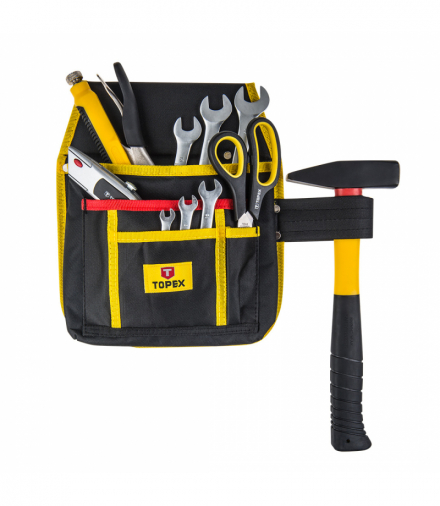 Kieszeń na narzędzia, 4 przegrody, uchwyt na młotek GTX TOPEX 79R431