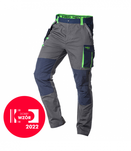 Spodnie robocze PREMIUM, 100% bawełna, ripstop, rozmiar M GTX NEO Tools 81-227-M