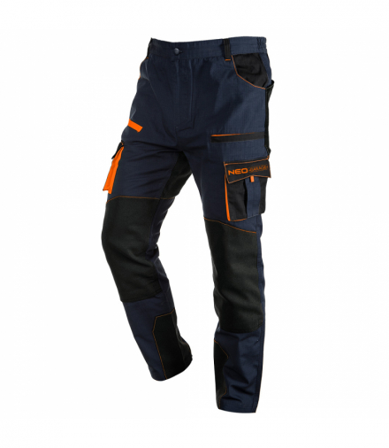 Spodnie robocze Neo Garage, 100% bawełna rip stop, rozmiar L GTX NEO Tools 81-237-L