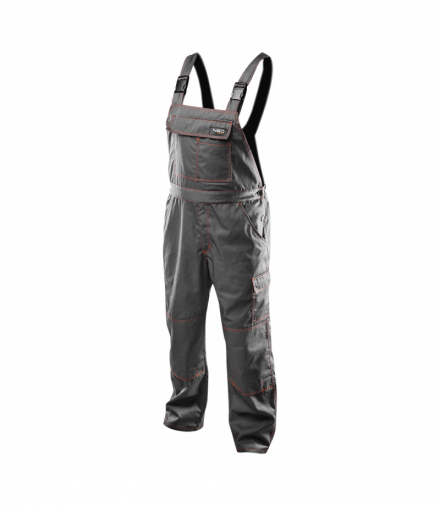 Spodnie robocze na szelkach BASIC, rozmiar XL/56 GTX NEO Tools 81-430-XL