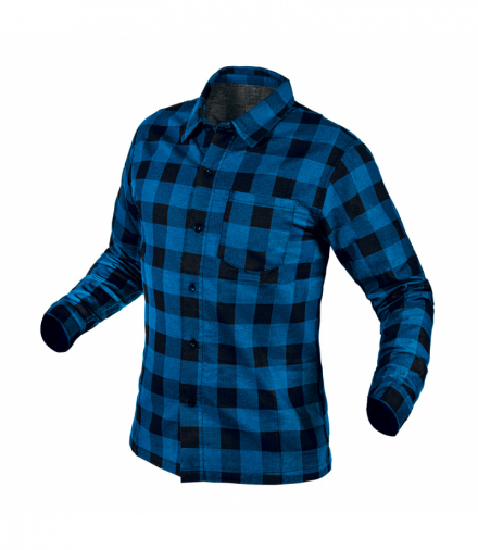Koszula flanelowa, granatowa, rozmiar XXXL GTX NEO Tools 81-545-XXXL