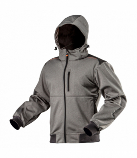 Kurtka robocza softshell z kapturem odpinanym, rozmiar XXL GTX NEO Tools 81-551-XXL