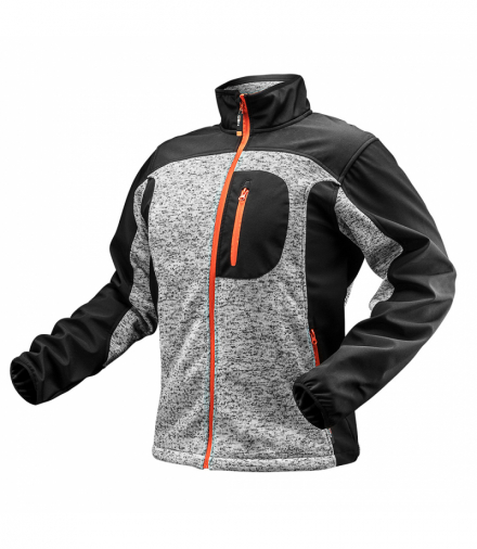 Bluza dziana wzmacniana tkaniną softshell, rozmiar XXXL GTX NEO Tools 81-555-XXXL