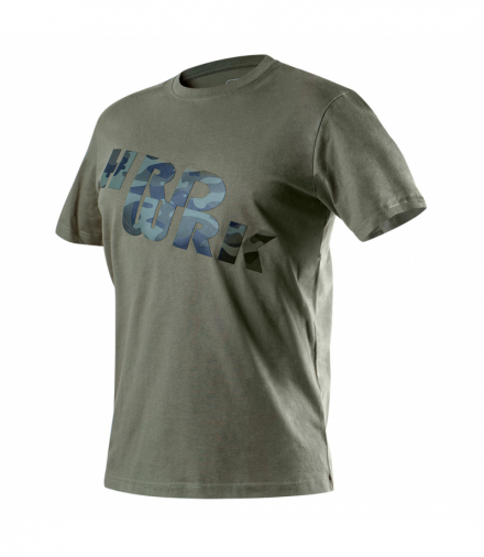 T-shirt roboczy oliwkowy CAMO, rozmiar L GTX NEO Tools 81-612-L