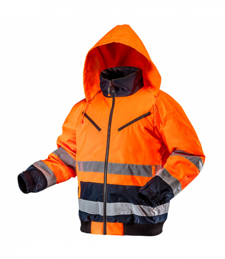 Kurtka robocza ostrzegawcza ocieplana, pomarańczowa, rozmiar L GTX NEO Tools 81-711-L