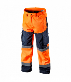 Spodnie robocze ostrzegawcze softshell, pomarańczowe, rozmiar XXXL GTX NEO Tools 81-751-XXXL