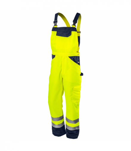 Ogrodniczki robocze, ostrzegawcze, żółte, rozmiar XL GTX NEO Tools 81-777-XL