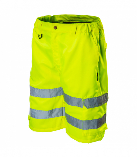 Krótkie spodenki ostrzegawcze, żółte, rozmiar M GTX NEO Tools 81-780-M