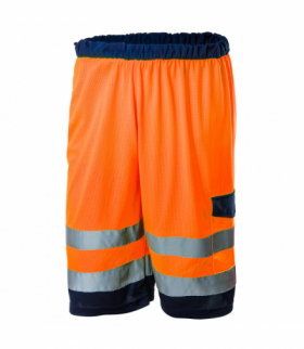 Krótkie spodenki ostrzegawcze, pomarańczowe, siatkowe, rozmiar S GTX NEO Tools 81-783-S