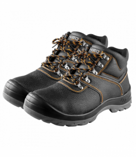 Trzewiki skórzane S3, stalowy podnosek, stalowa wkładka antyprzebiciowa, rozmiar 44 GTX NEO Tools 82-166-44