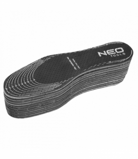Wkładka do butów z węglem aktywnym - rozmiar uniwersalny - do docięcia, 10 par. GTX NEO Tools 82-303