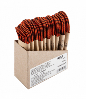 Sznurowadła do butów roboczych 150cm, pomarańczowo-czarne GTX NEO Tools 82-393