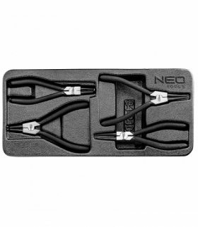 Szczypce segera do pierścieni osadczych, zestaw 4 szt. GTX NEO Tools 84-240