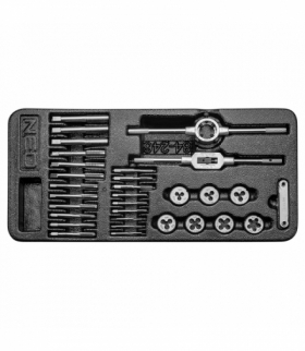 Narzynki i gwintowniki, zestaw 31 szt., wkładka GTX NEO Tools 84-246