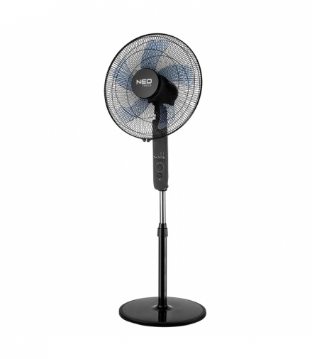 Wentylator podłogowy 45W, śr. 40 cm, 3 prędkości, oscylacja, pilot sterowania GTX NEO Tools 90-002