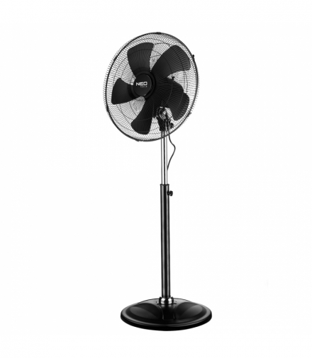 Wentylator podłogowy warsztatowy 100W, średnica 45 cm, 3 prędkości, oscylacja GTX NEO Tools 90-003