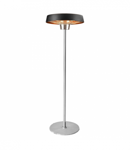 Promiennik stojący 1000W/2000W, aluminiowy, IP34, element grzejny halogen lamp, wysokość 2.1 m GTX NEO Tools 90-036