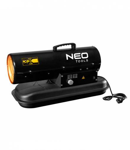 Nagrzewnica olejowa 20kW, zbiornik 19l, bez kółek GTX NEO Tools 90-080