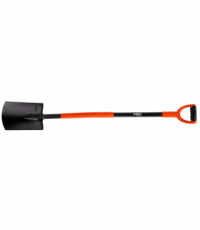 Szpadel hartowany, metalowy trzonek, prosty GTX NEO Tools 95-007
