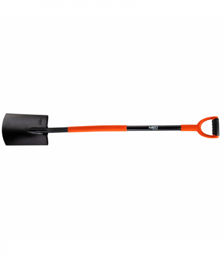 Szpadel hartowany, metalowy trzonek, prosty GTX NEO Tools 95-007