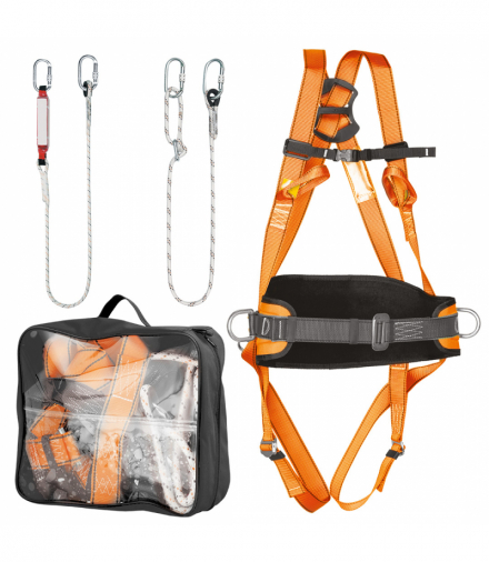 Zestaw asekuracyjny z pasem biodrowym i amortyzatorem GTX NEO Tools 97-102
