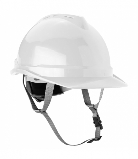 Hełm przemysłowy z paskiem podbródkowym, biały GTX NEO Tools 97-221