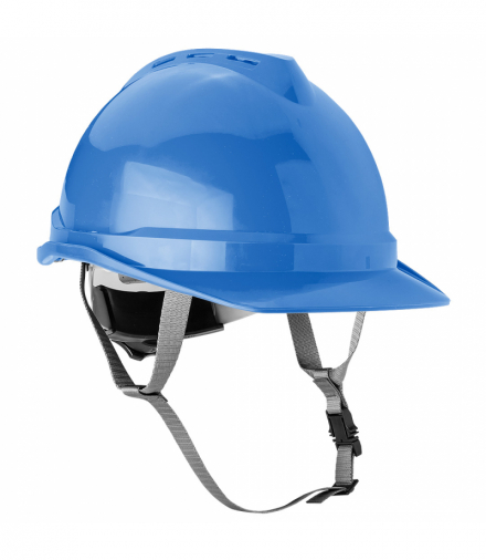 Hełm przemysłowy z paskiem podbródkowym, niebieski GTX NEO Tools 97-222