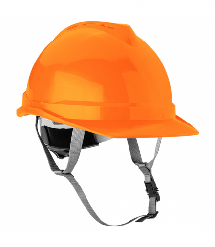 Hełm przemysłowy z paskiem podbródkowym, pomarańczowy GTX NEO Tools 97-225