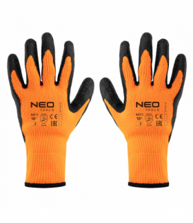 Rękawice robocze ocieplane, poliester powlekany lateksem, 2242X, rozmiar 10 GTX NEO Tools 97-612-10