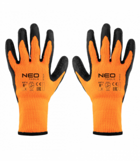 Rękawice robocze ocieplane, poliester powlekany lateksem, 2242X, rozmiar 8 GTX NEO Tools 97-612-8