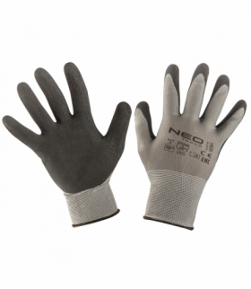 Rękawice robocze, poliester pokryty lateksem (foam), 3141X, rozmiar 10 GTX NEO Tools 97-617-10