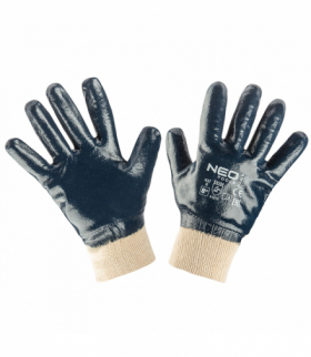 Rękawice robocze, bawełna, pokryte w całości nitrylem, 4121X, rozmiar 8 GTX NEO Tools 97-630-8
